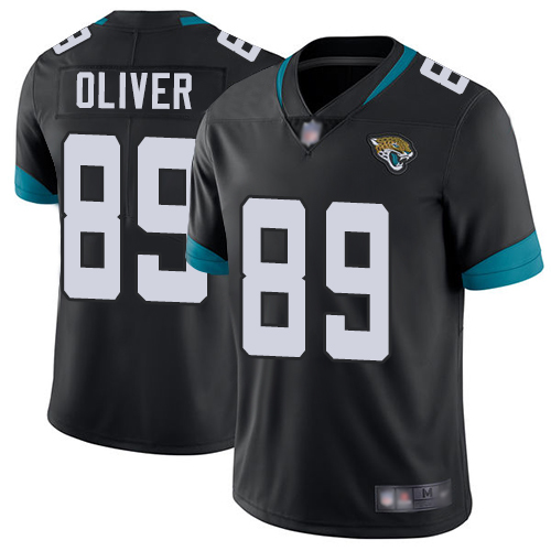 Nike Jacksonville Jaguars #89 Josh Oliver Black Team Color Men Stitched NFL Vapor Untouchable Limited Jersey->jacksonville jaguars->NFL Jersey